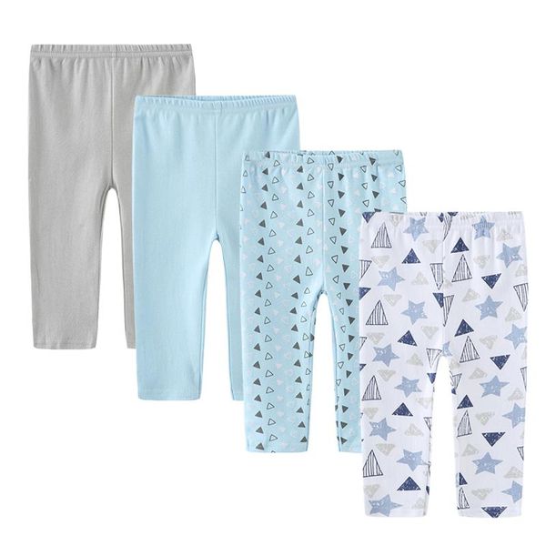 

trousers 3/4piece summer born baby gilrs pants cotton infant mids waisted kids boy clothes boys leggings, Blue