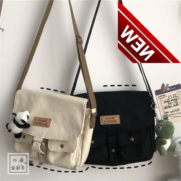 

korean planet print shoulder new canvas for women 2020 multiple pockets messenger s girls crossbody bags bolso