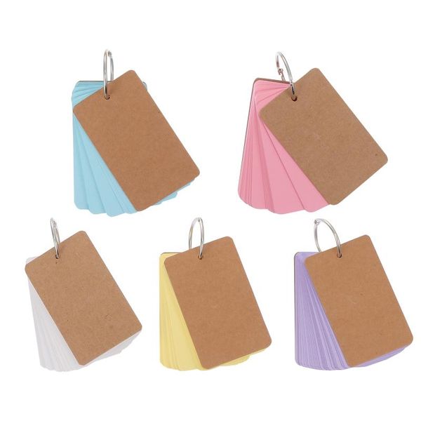 

greeting cards 5pcs practical graffiti student note message (assorted color)