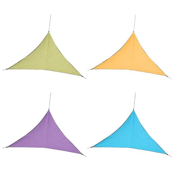 

shade 4m triangle sun sail canopy waterproof uv block awning shelter for garden