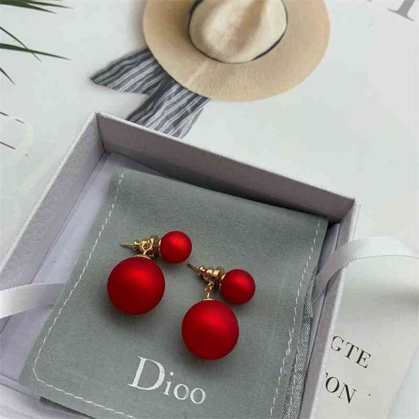 

70% off outlet online 2021 new year letter pearl earrings for women, Golden
