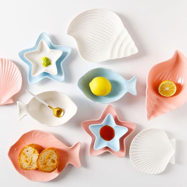 

creative nordic plate set solid color cute tableware ceramic dinner sets dish vaisselle porcelaine dinnerware dj60ps dishes & plates