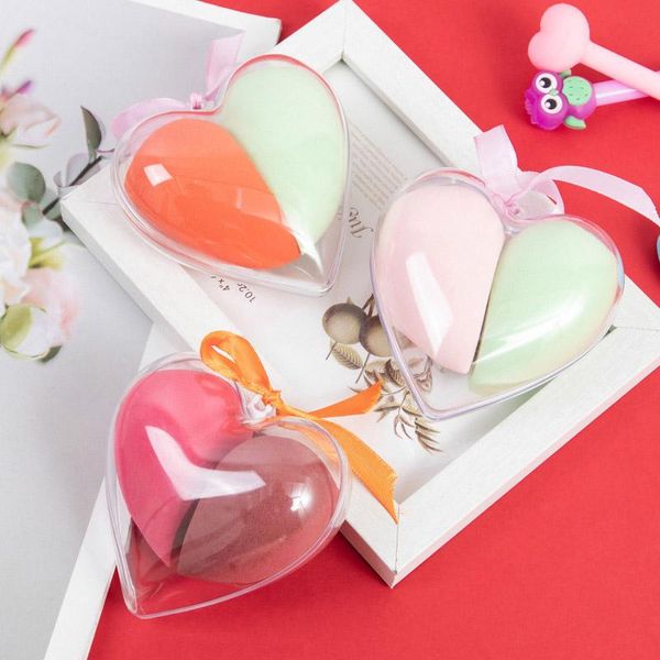 

sponges, applicators & cotton peach heart-shaped egg foundation super soft makeup beauty tools sponge set accessories powder puff dry wet du