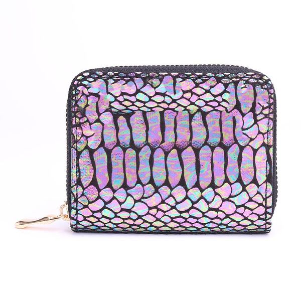 

wallets 2021 ladies snake pattern purse coin short zip wallet women mini, Red;black