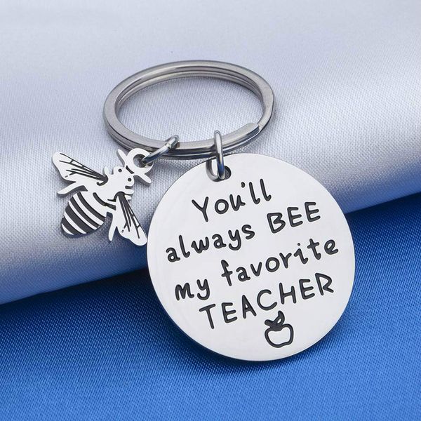 

10Pieces/Lot 2021 Teacher Retirement Gifts Appreciation Keychain Thank You Gift for Coaches Mentors Boss Teaching Assistance from Student