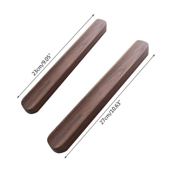 

chopsticks d08d high-grade black brown walnut solid wood sets with box cases portable outdoor travel minimalist elegant gifts