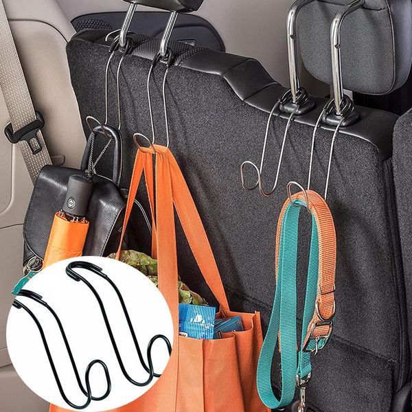 

car organizer headrest hangers hook seat back concealed small for hanging items in the