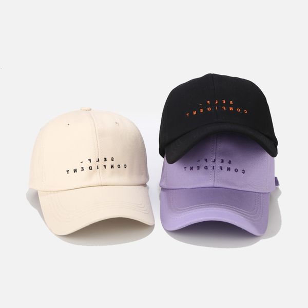 

ball caps hat in spring summer simple small letter embroidered baseball cap for male and korean students, Blue;gray