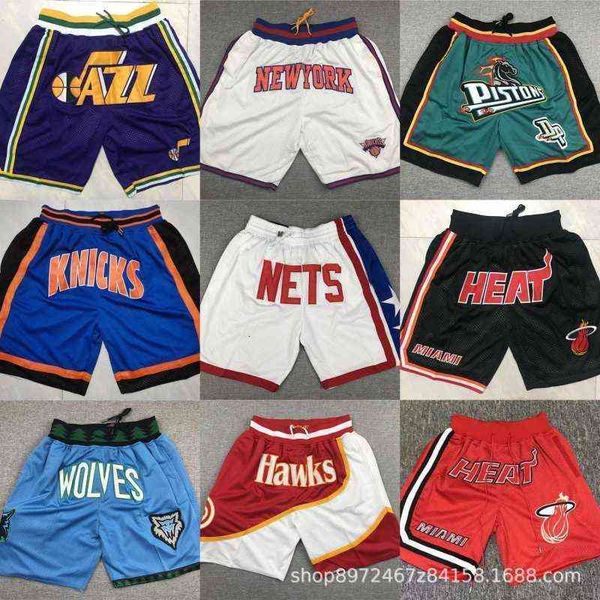 

men's shorts jersey net embroidered basketball pants, White;black
