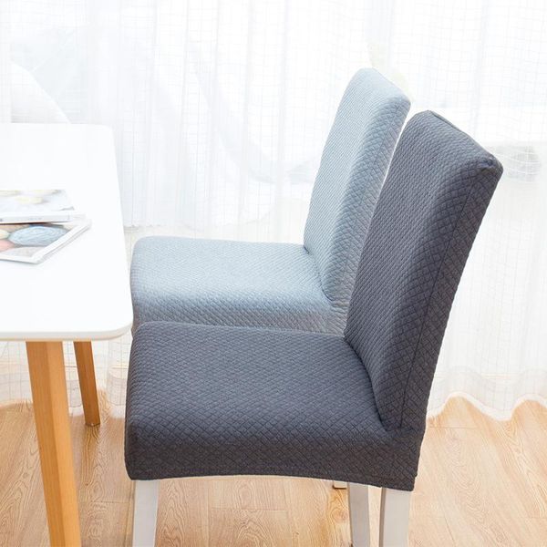 

1/2/4/6pcs high stretch dining chair cover with back jacquard spandex slipcover protector case for kitchen seat covers