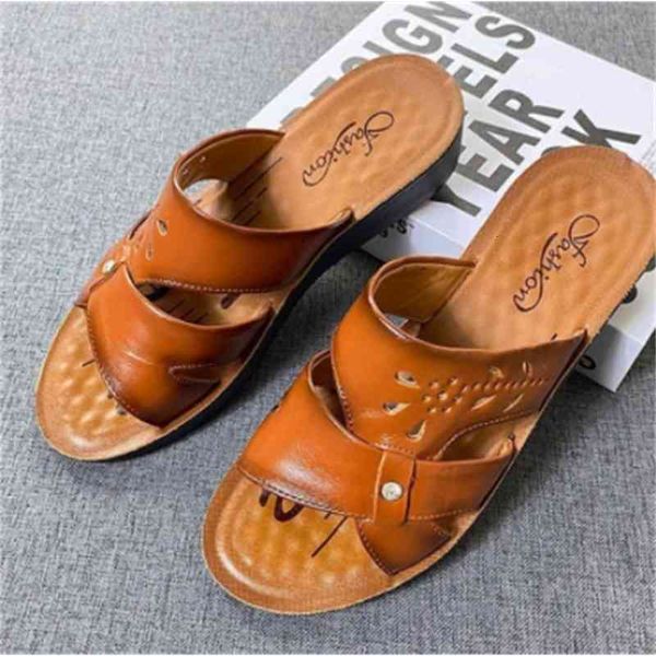 

sandals 2021 men summer non-slip men's shoes outdoor breathable beach women slippers flip flops big size 35-40 6jq9, Black