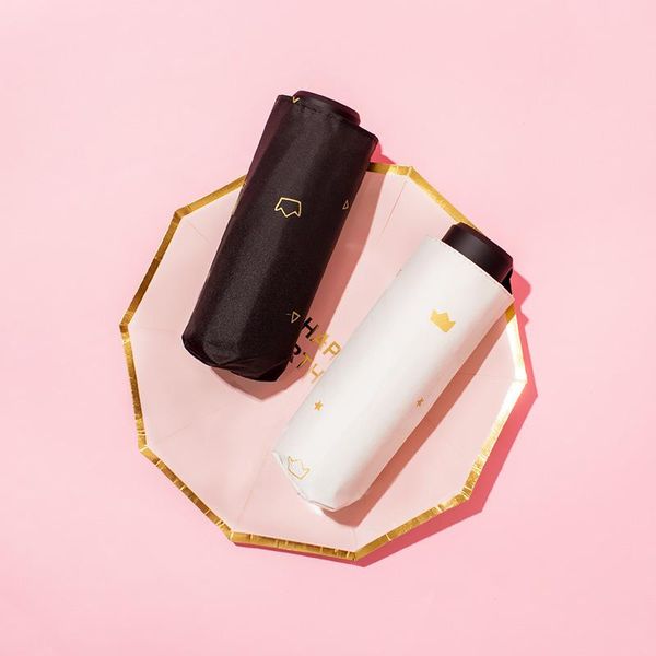 

umbrellas small sun umbrella pocket mini light uv ladies five folding kids for girl windproof parapluie gift sy157