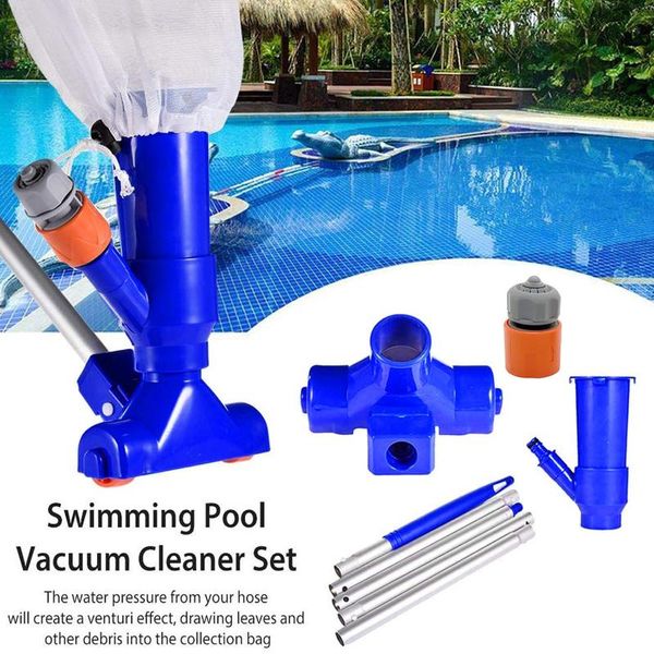 

pool & accessories cleaner portable swimming pond fountain vacuum brush cleaning tool outdoor tubs garden 2021