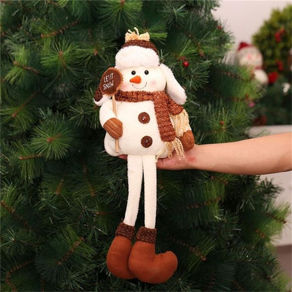 

christmas decorations cute snowman doll ner year gift ornaments adornos de navidad para casa