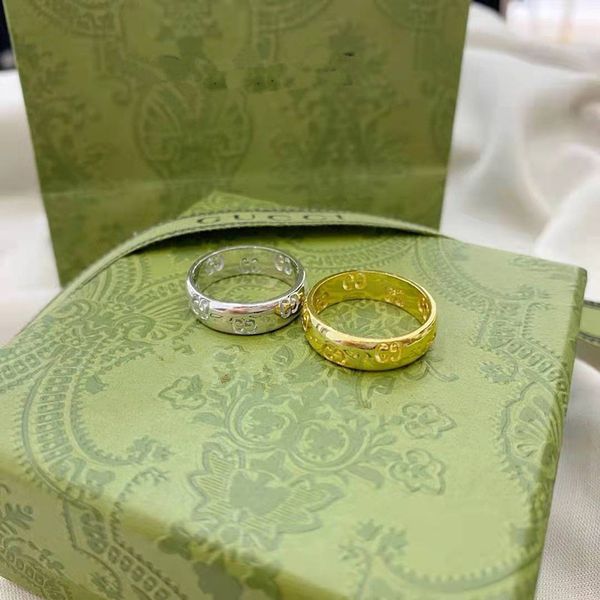 

s925 silver hollow three-dimensional couple ring exclusive fine jewel