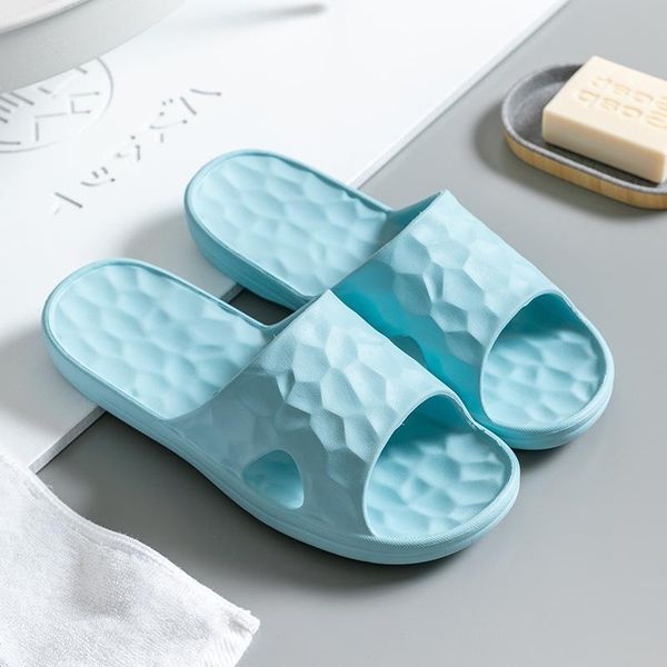 

summer bath bottom cartoon big fashion l leather thick beach women shoes men lady green size white sandals head 35-40-38 slippers u umhx, Black