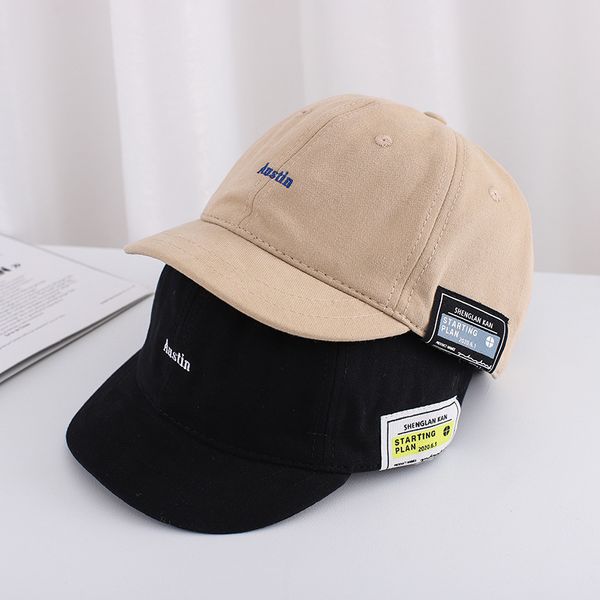 

american short brim baseball cap for men and women, Yellow