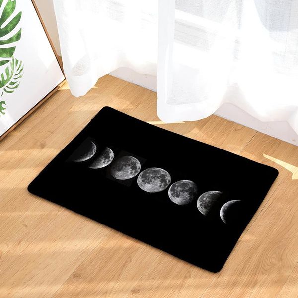 

moon wolf witch night scene halloween rugs carpet anti slip home bedroom foot pad floor decoration carpets