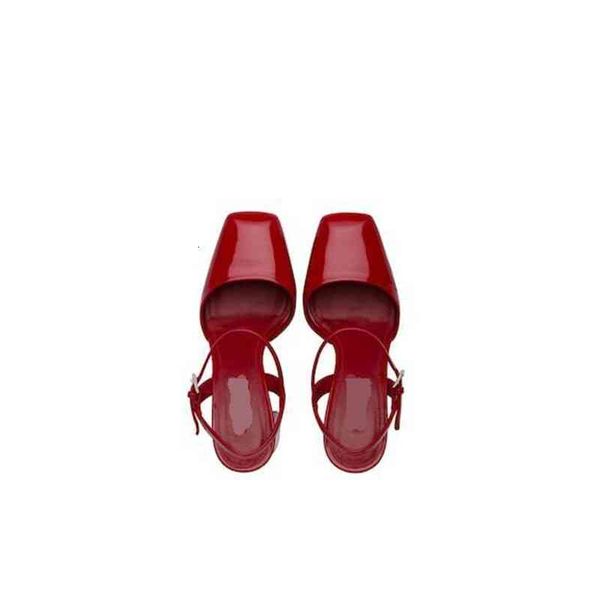 

shoes dress summer genuine leather women sandals square high heels black white woman pumps party wedding size 401