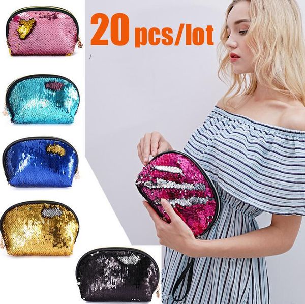

gift wrap 20pcs/lot fashion girls sequins bags coin wallet ladies small objects