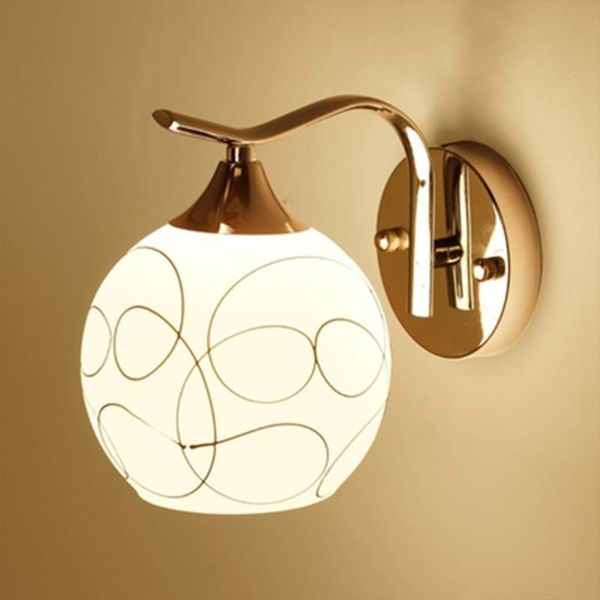 

wall lamp jifengcheng simple modern glass sconces luminaria e27 led reading lamps light bedside fixtures sconce