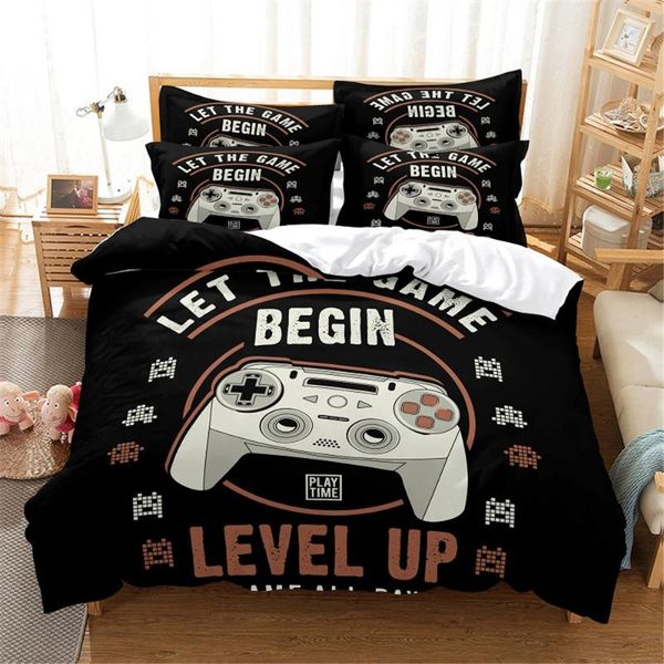 

bedding sets play game set  duvet cover bed cotton bedroom