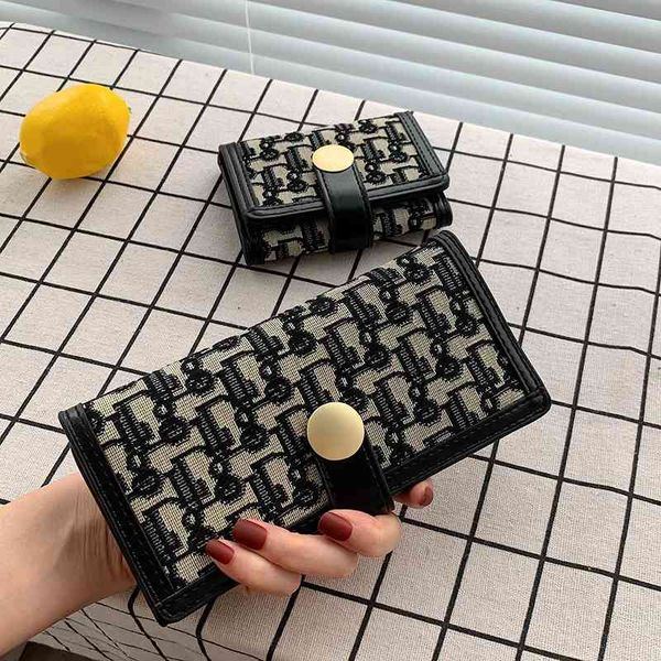 

wallet autumn and winter fashion thousand bird lattice women's short folding change clip contrast color multi card slot bag, Red;black