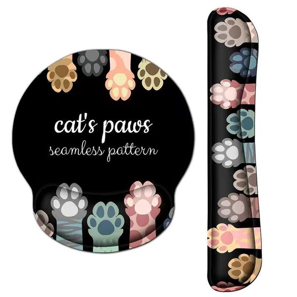 

mouse pads & wrist rests ergonomic pad with rest support protection computer lapnotebook cat claw