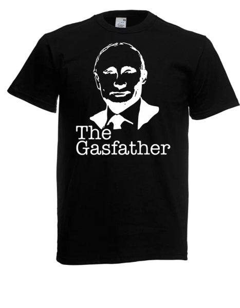 

mens t-shirt putin - the gasfather i spells i fun i to 5xl, White;black