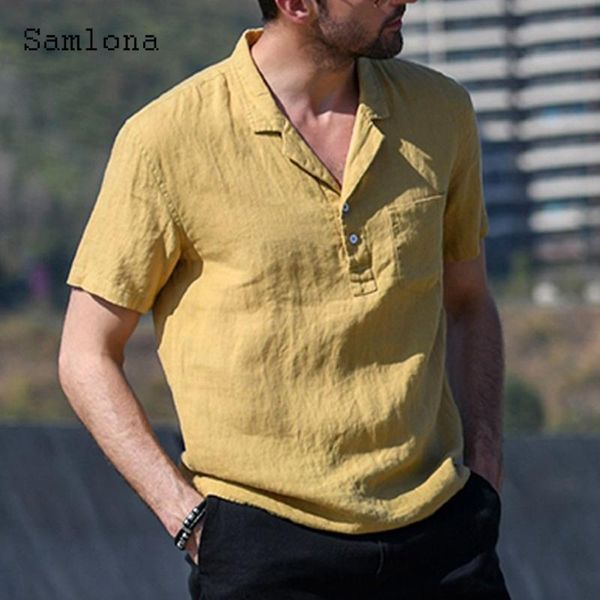 

men's casual shirts plus size 3xl men elegant leisure blouse short sleeve linen shirt pullovers masculina camisa blusas homme ropa, White;black