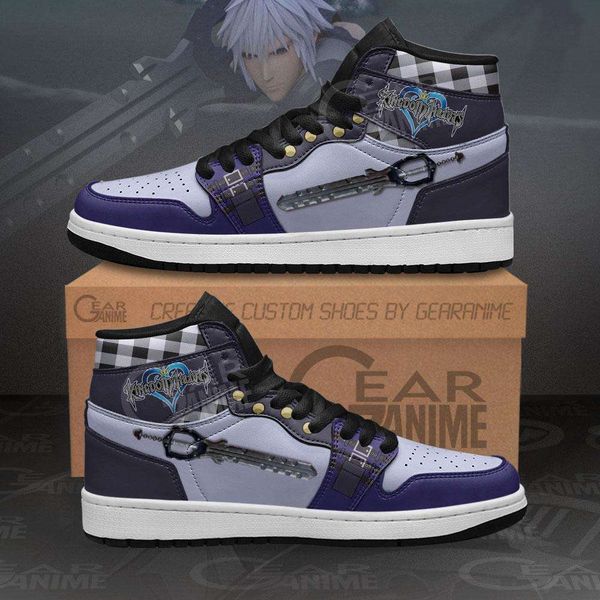 

sword customization kingdom hearts sneakers riku anime shoes