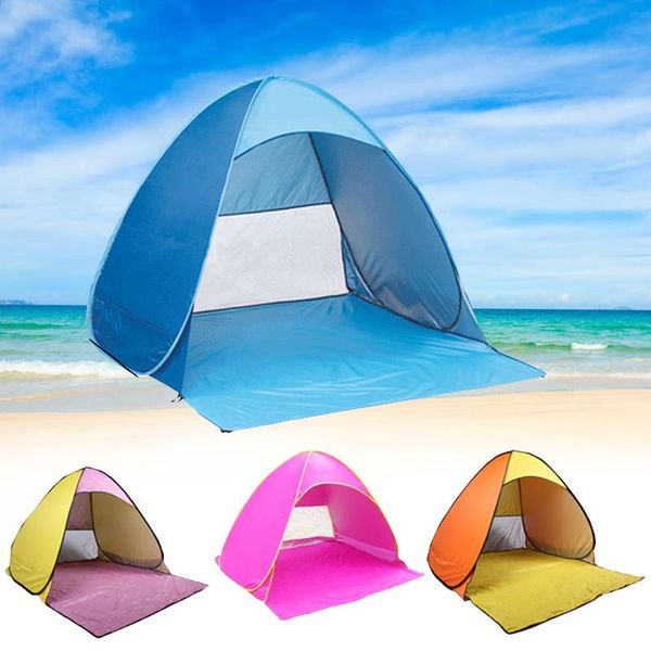 

tents and shelters beach tent indoor children family picnic sunshade automatic outdoor seaside sunscreen