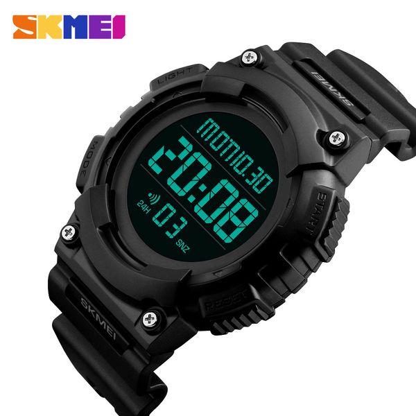 

skmei men sport watch 5bar waterproof luxury brand fashion watches multifunction alarm digital watch relogio masculino 1248 x0524, Slivery;brown