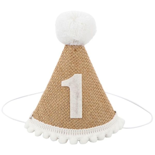 

party hats lovely fur 1st birthday hat headwear for infant baby boys and girls