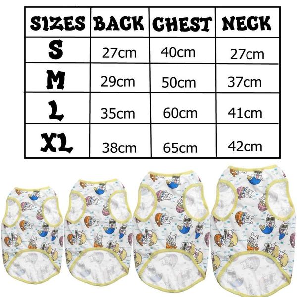 

dog apparel white pet t-shirts cooling clothes vest coat breathable sunscreen clothing jacket