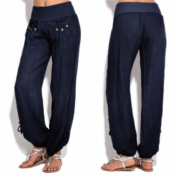 

women's pants & capris casual woman wide-leg streetwear sweatpants harajuku plus size trouser, Black;white