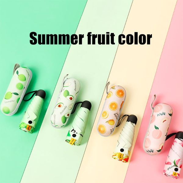 

umbrellas women pocket small umbrella anti uv paraguas sun rain windproof light folding portable for boy girl high qual