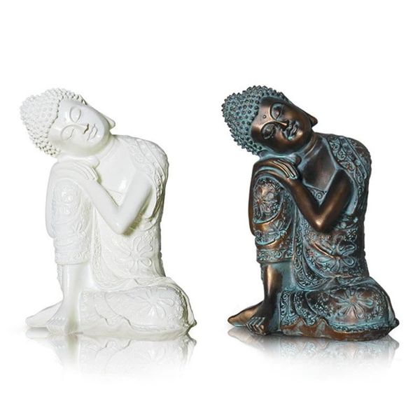 

decorative objects & figurines figure statue resin buddha character sculpture room decor fengshui ornament home decoration accessories
