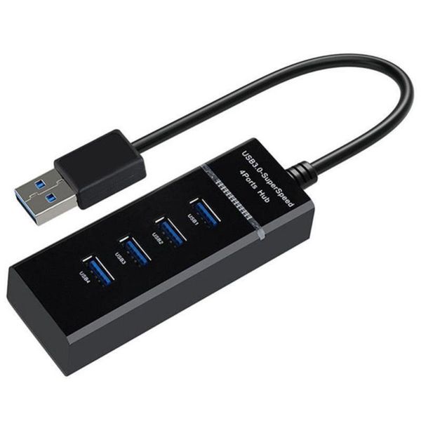 

hubs portable usb 3.0 super speed 4 ports hub data sync adapter for computer laptop