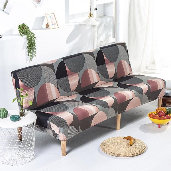 

all-inclusive stretch sofa cover floral without armrest bed tight wrap elastic protector slipcover couch chair covers