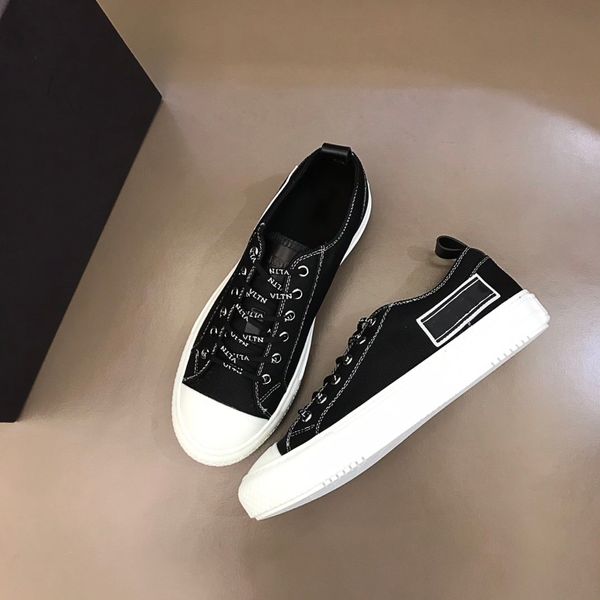 

2021 fashion trend man casual shoes luxury designer sneaker genuine leather pointed toe race runner shoes outdoors trainers with box us38-45, Black