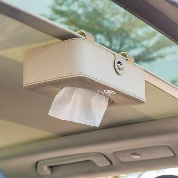 

tissue boxes & napkins m [paper feeding and drawing + vehicle logo] car mounted sun visor skylight chair back box drawer