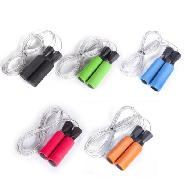 

jump ropes speed rope abs pvcjump adjustable sport sponge sleeve handle lose weight exercise gym fitness equipment