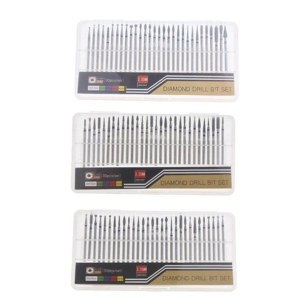 

nail art kits polishing head set 30 emery diamond tool