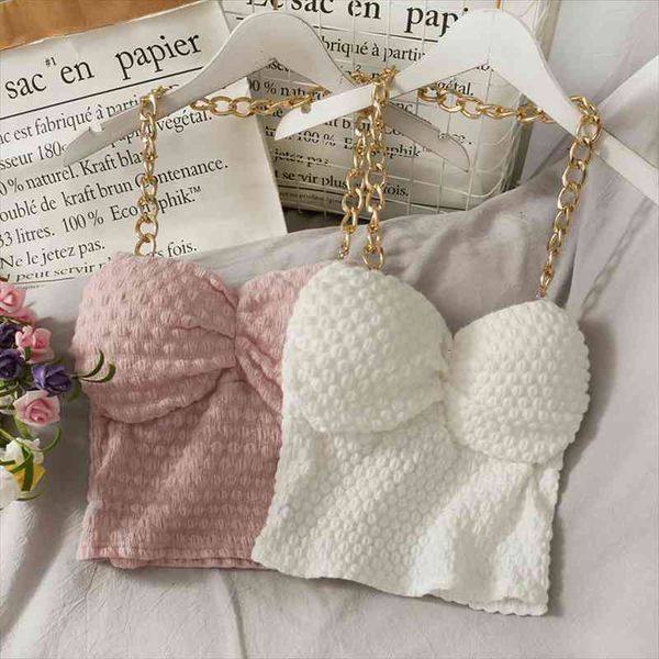 

halter crop sequins women tank off shoulder camisole dot embroidery sleeveless built in bra solid color sling cami, White