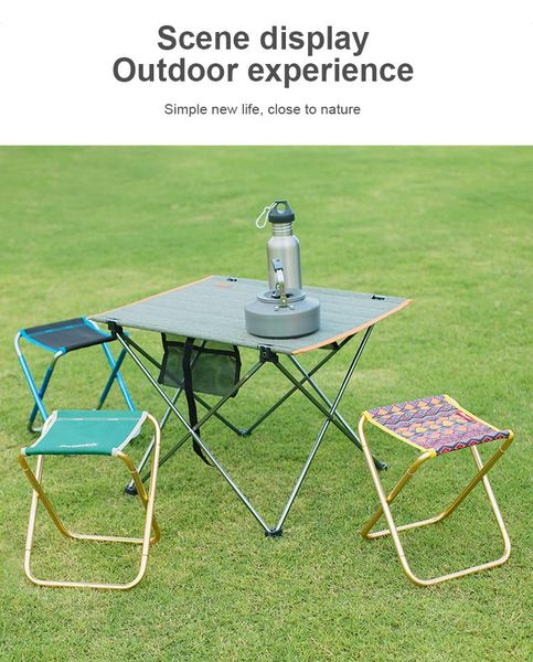 

outdoor fishing chairs portable folding stool camping picnic aluminum alloy chair beach hiking travel equipment pads