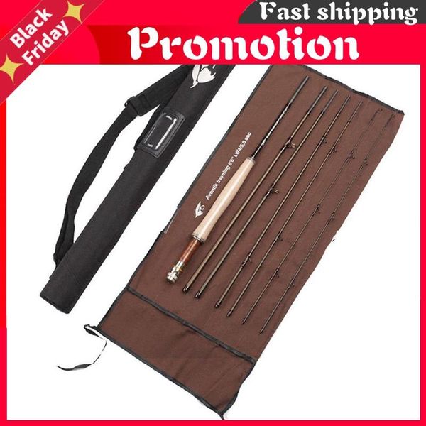 

boat fishing rods 6 sections with extra tip section travelling rod fast action for trout fish