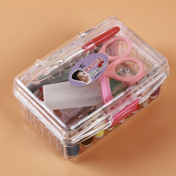 

other arts and crafts 1 set sewing tool pack kit thread threader needle tape measure scissor thimble with storage box accessory