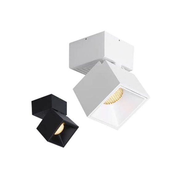 

downlights led surface mounted ceiling downlight 7w 12w adjustable 90 degrees nordic spot light for indoor foyer,living room ac85-265v