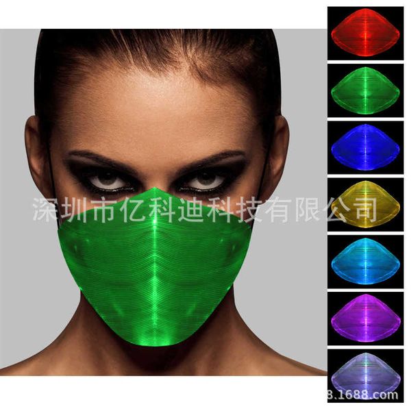 

led optical fiber color / star modeling colorful luminous mask
